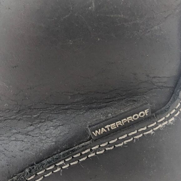 Avenger Work Wedge Moc boot  black Leather waterproof Metal Carbon Safety Toe  7 - Picture 10 of 14